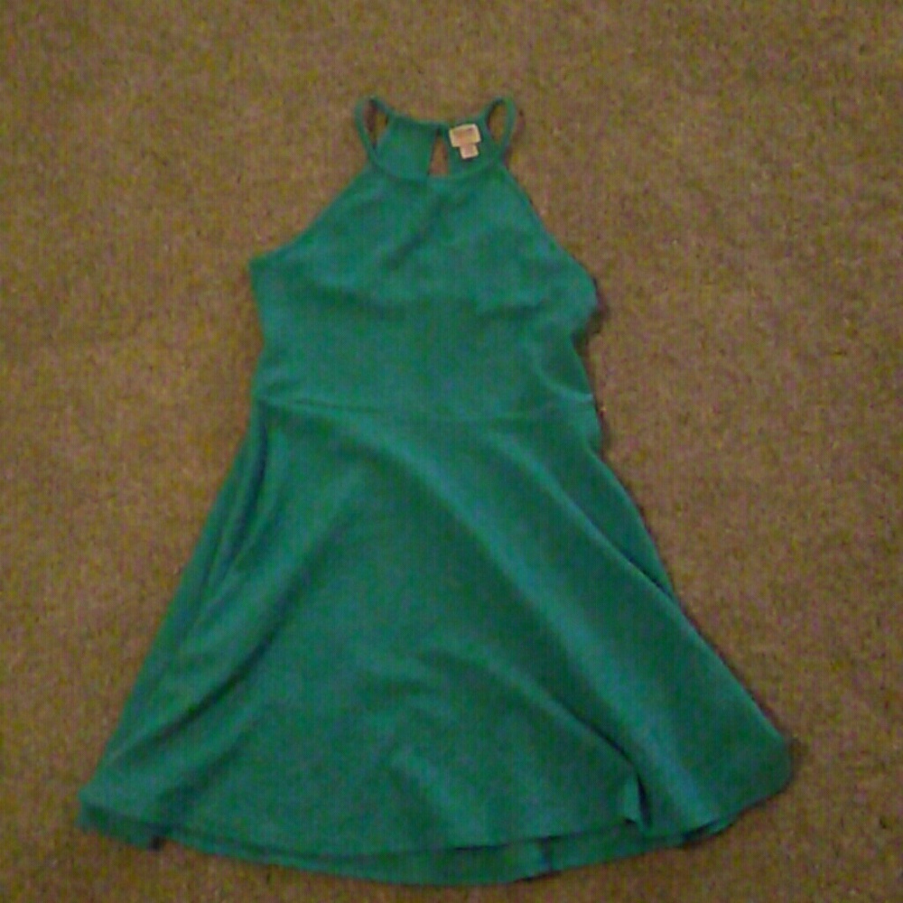 Mossimo Supply Co. Blue Textured Dress